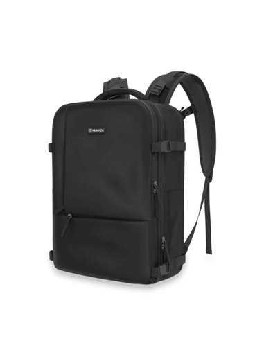 Numada Explorer B40 Sac à dos de Viaje Cabina 40x20x25 cm Avec Puerto USB, Compartimento Pour Portable et Zapatero, Couleur Noir