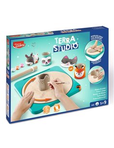 Maped Terra Studio Taller de Ceramica - Kit Infantil Completo et Facile de Usar - Pour Niños à partir de 5 Años