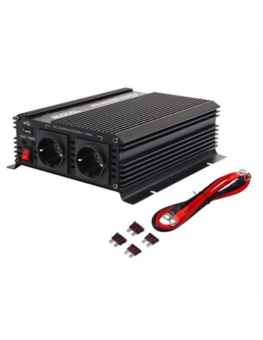 Elbat Convertidor de Corriente 1000W - Couleur Noir