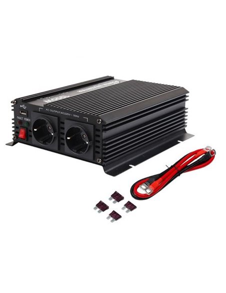 Elbat Convertidor de Corriente 1000W - Couleur Noir