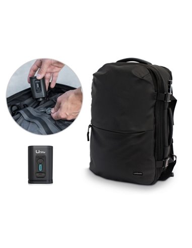 Lagart Sac à dos de Viaje Vacuum 20L Extensible à 42L - Dimensions 48x30x20cm - Vaciador de Aire Incluido - Poche Trasero Anti-r