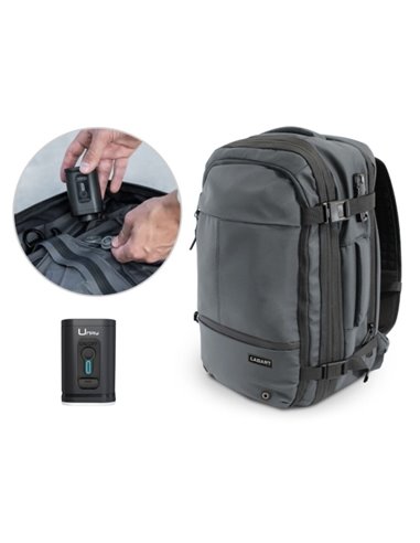 Lagart Sac à dos de Viaje Vacuum 20L Extensible à 42L - Dimensions 48x30x20cm - Vaciador de Aire Incluido - Poche Trasero Anti-r