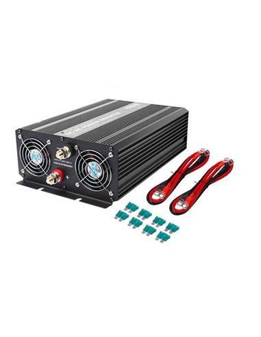 Elbat Convertidor de Corriente Onda Pura 2000W - Couleur Noir