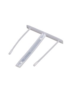 Bankers Box Pack de 100 Fastener de Plastico de 85mm - 2 Piezas de Polipropileno Reciclado Semirigido - Facilitador en Le Traspa