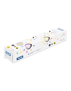 Milan Pack de 6 Tarros de Pintura Pour Dedos - 40ml Par Unidad - Mezclable - Lavable - Couleurs Pasteles Assortis