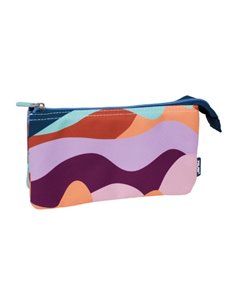 Milan The Fun Étui Trousse 5 Compartiments - Fermeture zippée
