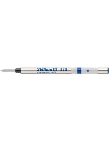 Pelikan Recambio Roller 338 M - Universal - Pour Stylo à bille 338 - Facile de Cambiar - Couleur Bleu