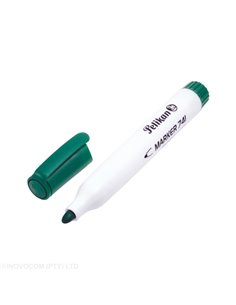 Pelikan 741F Feutre Pour Tableau Blanca - Pointe de 2mm - Capuchon Antisecado - Borrable en Seco - Couleur Vert