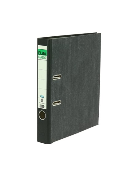 Elba Rado Archivador Palanca - Taille A4 - Capacité de 50mm - Design Clasico Jaspeado