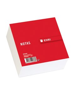 Enri Taco de Notas Encolado Liso Rouge - Facile de Arrancar et Pegar