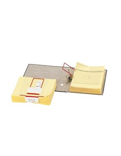 Elba Encuadernadores Data-Clip Plastico Avec Alambre Intérieur - Facile de Usar - Résistant - Couleur Rouge