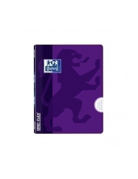 Oxford Carnet Grapada - Format A5+ - 48 Feuilles de 90g - Cuadricula 4x4mm Avec Margen - Couvercle de Plastico - Anti Traspaso d