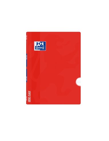 Oxford School Classic Openflex Carnet Grapada A5+ 48 Feuilles Pautado 3.5 Avec Margen - Couvercle de Plastico Translucido - Idéa