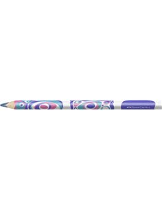 Faber-Castell Fantasia Pastel Crayon Jumbo Avec Mina Multicolor - Corps Triangular Decorado - Bois de Bosques Sostenibles