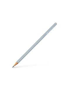 Faber-Castell Sparkle Aurora Crayon Triangular de Grafito B - Mina Résistant à la Rotura - Avec Cabelilla Plateada - Couleur du 