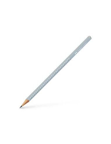 Faber-Castell Sparkle Aurora Crayon Triangular de Grafito B - Mina Résistant à la Rotura - Avec Cabelilla Plateada - Couleur du 