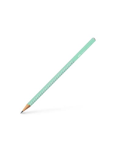 Faber-Castell Sparkle Aurora Crayon Triangular de Grafito B - Mina Résistant à la Rotura - Avec Cabelilla Plateada - Couleur du 