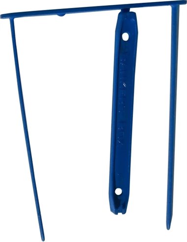 Fellowes Pack de 100 Fasteners - Plastico PP - 110mm - Admite Jusqu'à 600 Feuilles de 80g - Couleur Bleu