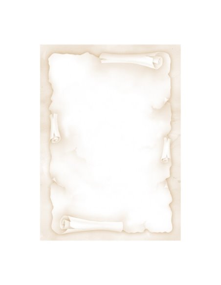 Apli Pack de 20 Feuilles de Papier Tematico Pergamino - 90gr - Impression à Couleur - Idéal Pour Invitaciones et Manualidades - 