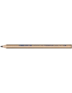 Staedtler Noris Natural 119 Jumbo Crayon de Grafito Triangular 2B 4mm - Bois Certificada FSC - Corps de Couleur Bois Natural