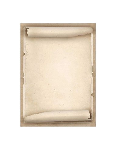 Apli Pack de 20 Feuilles de Papier Tematico Pergamino Antiguo - 90gr - Impression à Couleur - Idéal Pour Invitaciones et Manuali