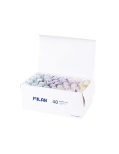 Milan Sunset Boîte Avec 40 Cintas Correctoras Cilindricas - 5mm x 6m - Couleurs assorties