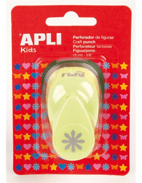 Apli Perforadora de Papier en Forma de Flor - Taille de Figura 16mm - Haute qualité Pour Papier, Carton et Cartulina - Deposito 