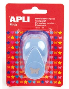 Apli Perforadora de Papier en Forma de Mariposa - Figura de 16mm - Perfora Papier, Carton et Cartulina de Jusqu'à 220g/m² - Depo