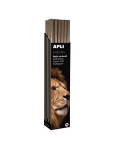 Apli Rollo de Papier Kraft - 70gr - Fibras Naturales - Haute résistance - Homogeneidad de Couleur - Idéal Pour Embalajes et Manu