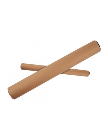 Apli Tubo de Carton Pour Documentos - Comprend Tapones de Plastico Noir - Adapté Pour Tamaños A3/A2 - Idéal Pour Planos, Grafico