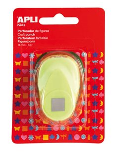 Apli Perforadora Cuadrada de Papier - Figura de 16mm - Haute qualité Pour Papier, Carton et Cartulina - Deposito de Papier - Dou