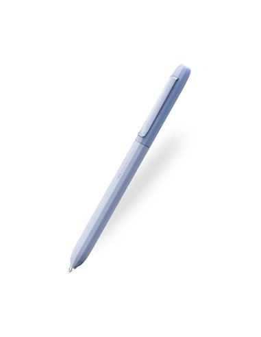 Faber-Castell Avori Stylo à bille de Mecanismo Giratorio XB - 92% de Plastico Reciclado - Clip Metalico Solido - Couleur Bleu Cl