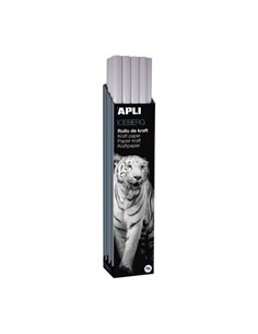 Apli Rollo de Papier Kraft - 70gr - Fibras Naturales - Haute résistance - Homogeneidad de Couleur - Idéal Pour Embalajes et Manu