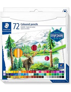Staedtler 146C Pack de 72 Lapices de Couleurs - Mina Doux - Couleurs assorties