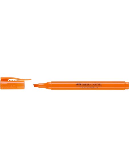 Faber-Castell Textliner 38 Marqueur Fluo - Corps Fino - Pointe Biselada - Trait Grueso et Fino - Encre Avec Base de Eau - Couleu
