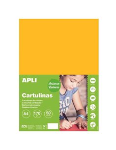 Apli Cartulina Jaune Oro A4 170g 50 Feuilles