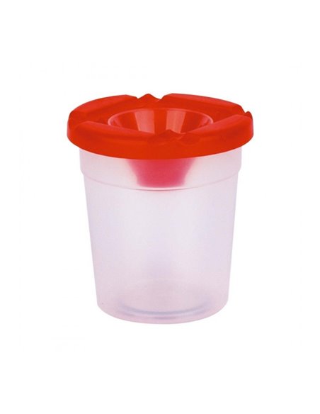 Apli Bote de Plastico Pour Pintura - Tapon Anti Vuelco - Fomenta Creatividad - Potencia Concentracion