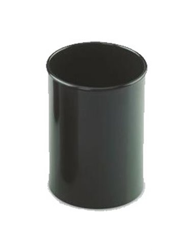 Faibo Cubilete Redondo 7.8x10cm - Fabricado en Poliestireno - 100% Reciclable - Couleur Noir
