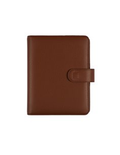 Finocam Open Leo Agenda Organizador en Catalan - Annuel 2026 - Format 500 - 165x43x210mm - 1 Dia Par Pagina - Couleur Marron