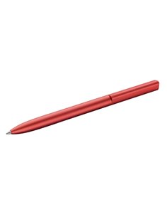 Pelikan Ineo Stylo à bille Retractil - Trait de 1mm - Mecanismo de Giro - Recambio 337M Bleu - Aluminium Anodizado Satinado - Bo