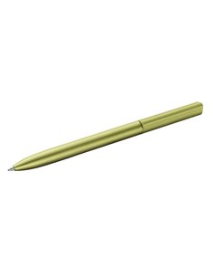 Pelikan Ineo Stylo à bille Retractil - Trait de 1mm - Mecanismo de Giro - Recambio 337M Bleu - Aluminium Anodizado Satinado - Bo