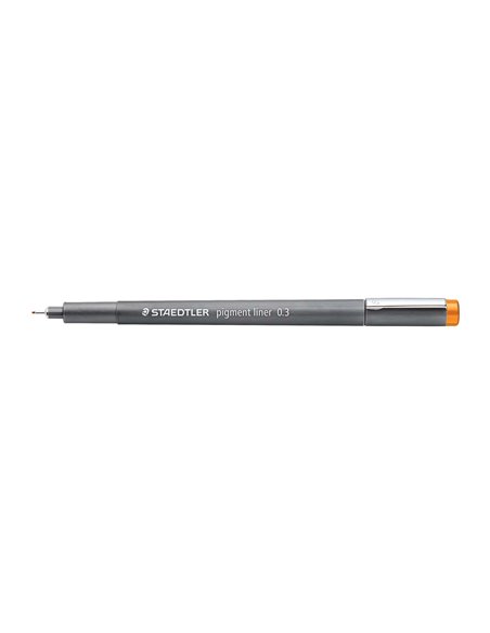 Staedtler Pigment Liner 308 Feutre Calibrado - Trait 0.3mm - Séchage rapide - Couleur Marron Clair