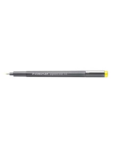Staedtler Pigment Liner 308 Feutre Calibrado - Trait 0.5mm - Séchage rapide - Couleur Jaune