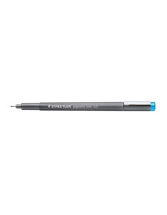 Staedtler Pigment Liner 308 Feutre Calibrado - Trait 0.5mm - Séchage rapide - Couleur Bleu Clair