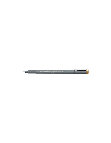 Staedtler Pigment Liner 308 Feutre Calibrado - Trait 0.5mm - Séchage rapide - Couleur Orange