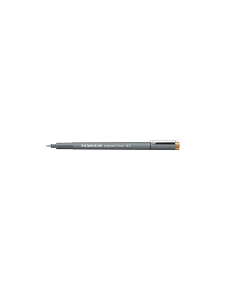 Staedtler Pigment Liner 308 Feutre Calibrado - Trait 0.5mm - Séchage rapide - Couleur Orange