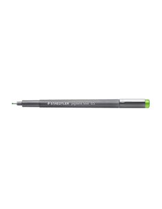 Staedtler Pigment Liner 308 Feutre Calibrado - Trait 0.5mm - Séchage rapide - Couleur Vert Clair