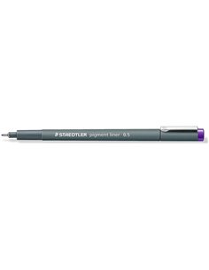 Staedtler Pigment Liner 308 Feutre Calibrado - Trait 0.5mm - Séchage rapide - Couleur Violet