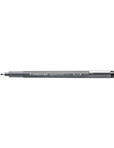 Staedtler Pigment Liner 308 Feutre Calibrado - Trait 1mm - Séchage rapide - Couleur Noir
