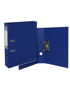 Bismark Archivador À-Z PVC Format Folio Lomo 75 - Gran Resistencia - Tarjetero en le Lomo - Cartoneras Metalicas en le Borde Inf